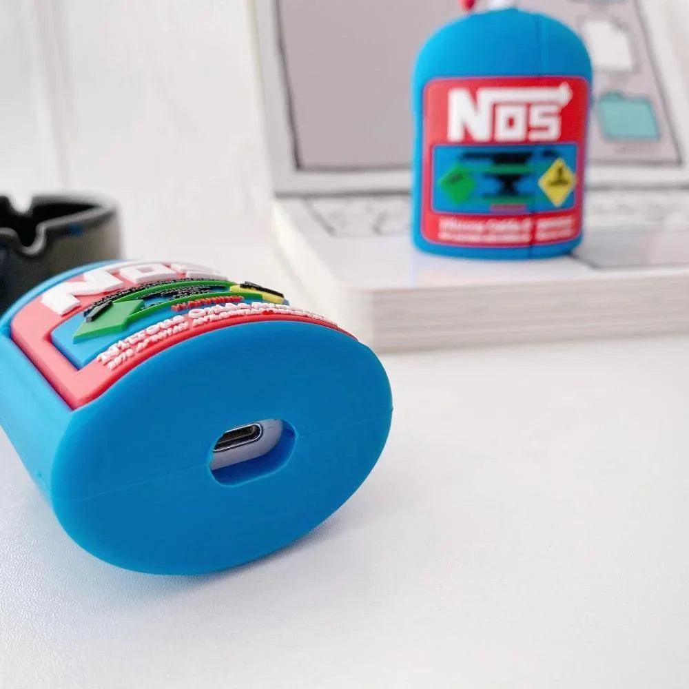 Nitrous bottle Airpods case cover - JDM Global Warehouse