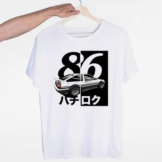 AE86 T-shirt - Four styles in classic white - JDM Global Warehouse