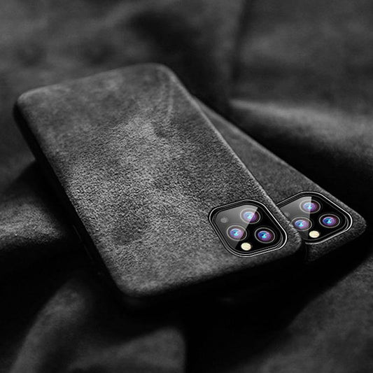 Luxury Alcantara type case for iPhone 12, 11, X and more - JDM Global Warehouse