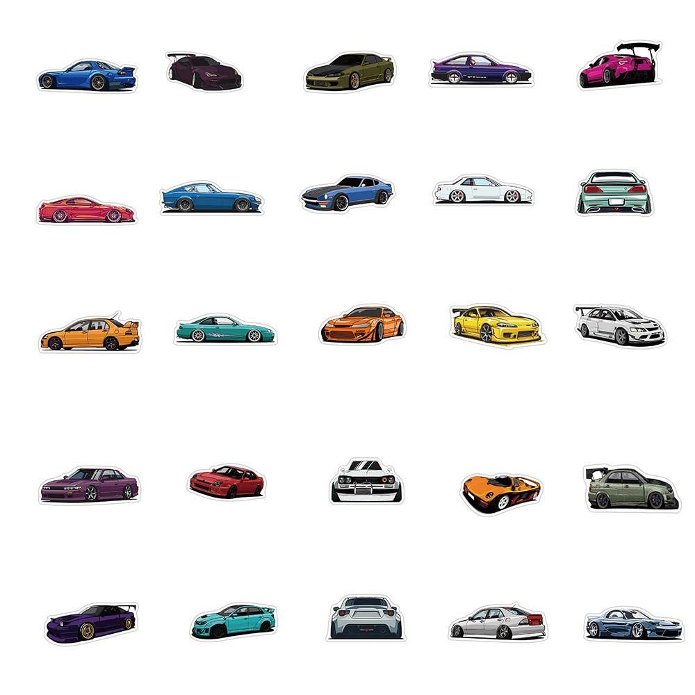 JDM Car sticker pack - 50 / 100 pieces - JDM Global Warehouse