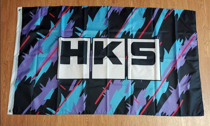 HKS flag / banner - 3 sizes! - JDM Global Warehouse