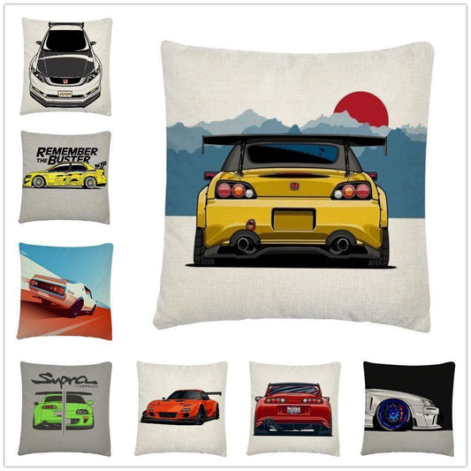 JDM car cushion covers - 45 x 45cm - JDM Global Warehouse