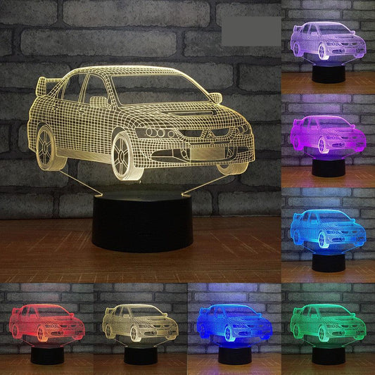 Mitsubishi Lancer Evolution 8 3D LED lamp - JDM Global Warehouse
