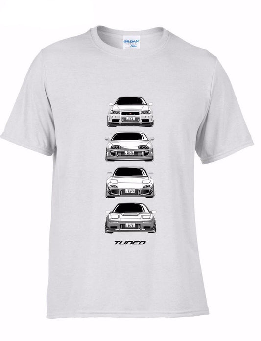 JDM Legends Shirt - R34 GTR / Supra / RX7 / NSX - 9 colors! - JDM Global Warehouse