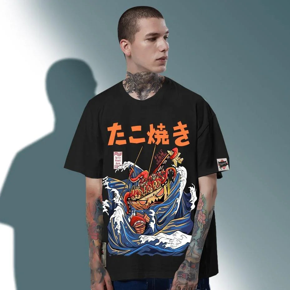Takoyaki JDM Streetwear T-shirt - 5 colors! - JDM Global Warehouse
