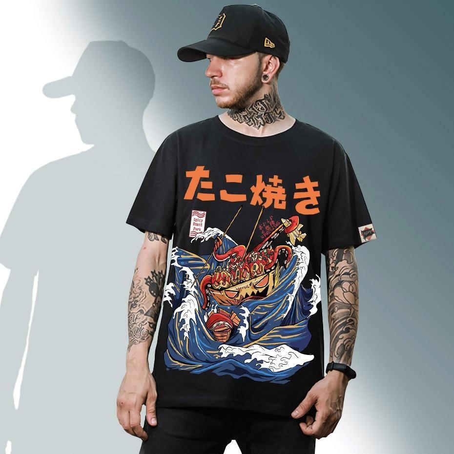 Takoyaki JDM Streetwear T-shirt - 5 colors! - JDM Global Warehouse
