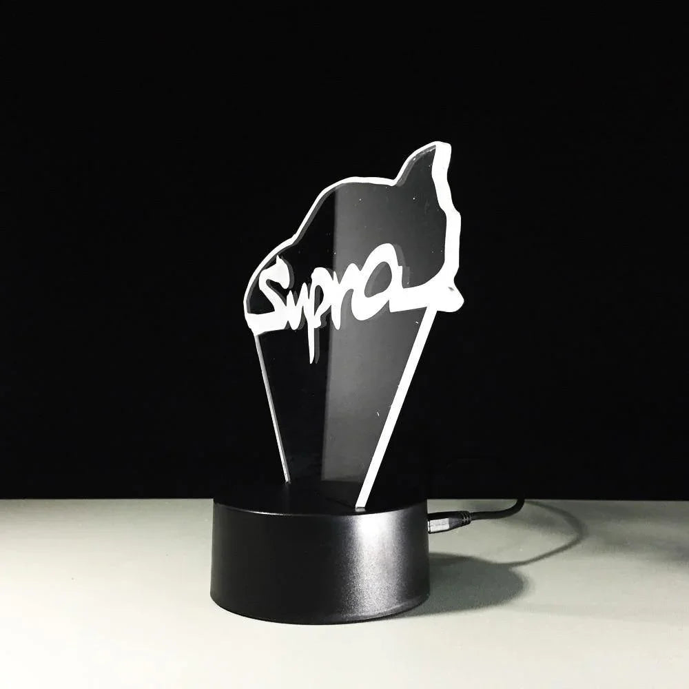 Toyota Supra emblem LED lamp - JDM Global Warehouse