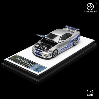 1:64 Nissan R34 GTR Fast & Furious Model Car (pre order) - JDM Global Warehouse