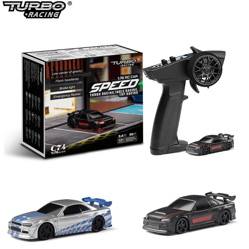 1:76 Tabletop JDM Drift RC Car With Gyro - JDM Global Warehouse