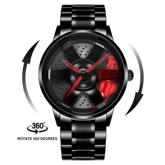 3D Spinning Dial JDM Wheel Watches - JDM Global Warehouse