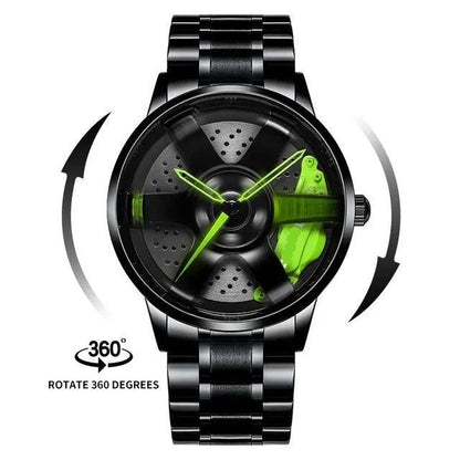 3D Spinning Dial JDM Wheel Watches - JDM Global Warehouse