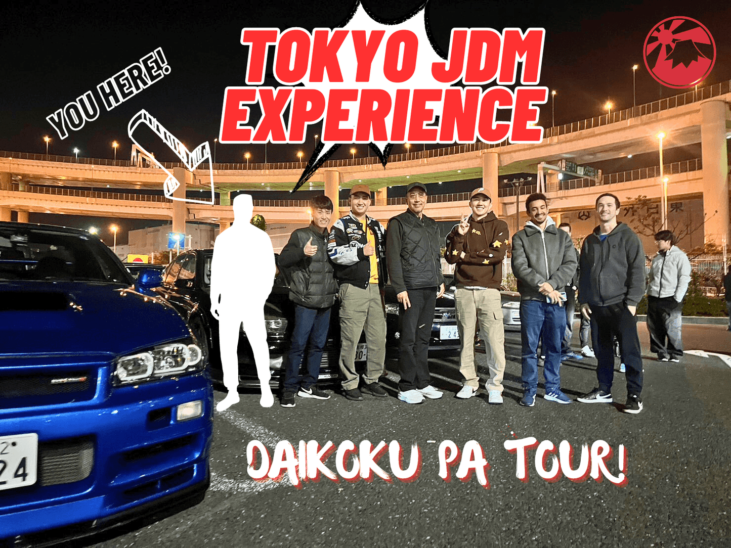 3hr "Standard" Daikoku PA / Wangan JDM Experience - JDM Global Warehouse