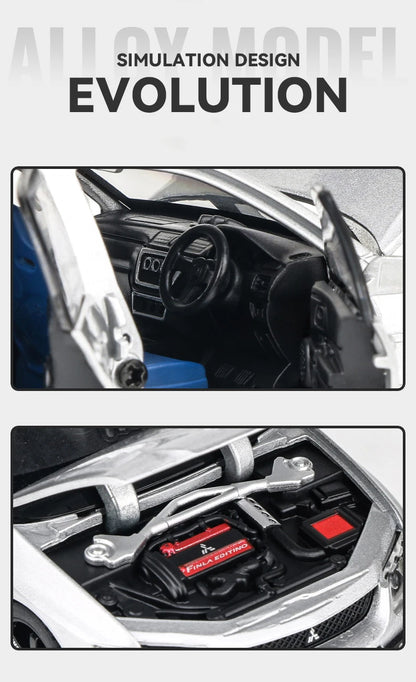 1:32 JDM Mitsubishi Lancer Evolution Alloy Model Car