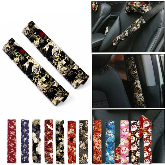 Universal 2PCS JDM Style Seat Belt Cover