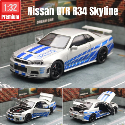 1/32 Nissan Skyline GTR R34 model