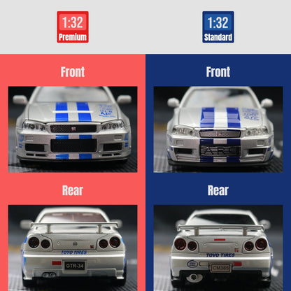 1/32 Nissan Skyline GTR R34 model