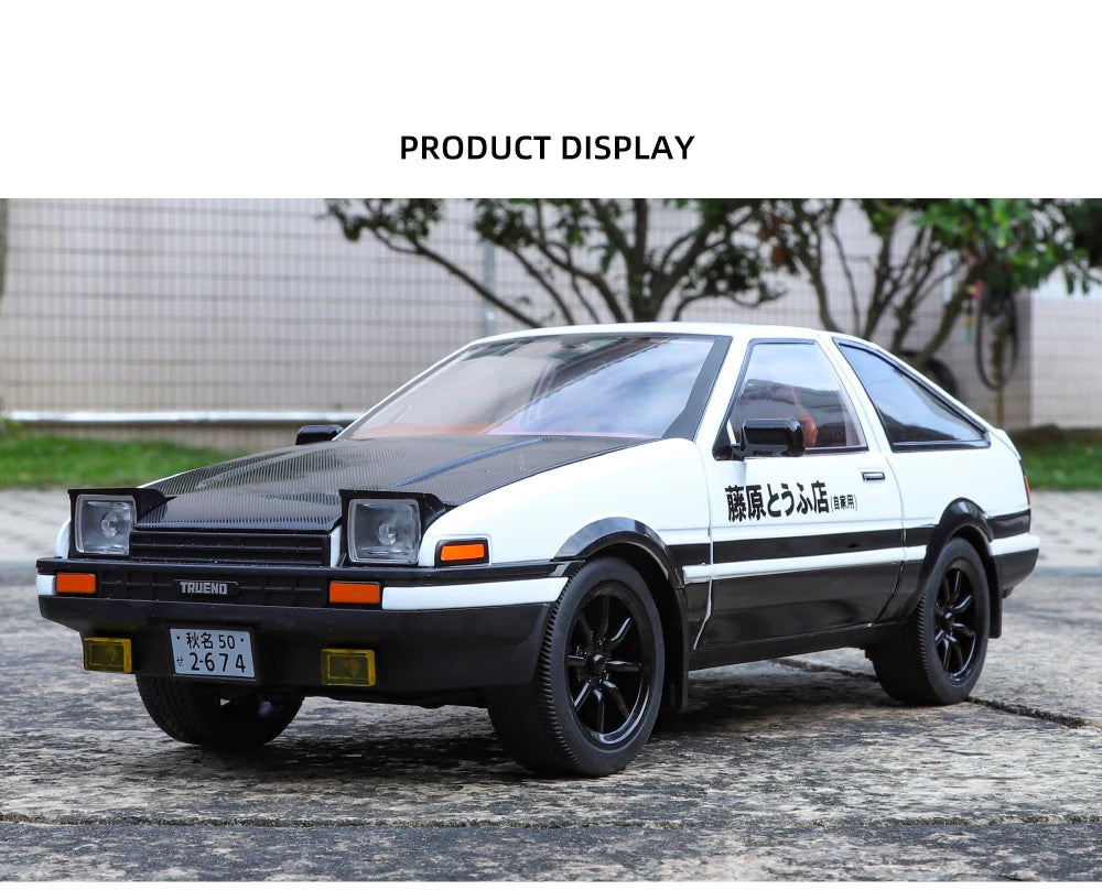 1:18 Initial D AE86 Alloy Car Model with Sound and Light