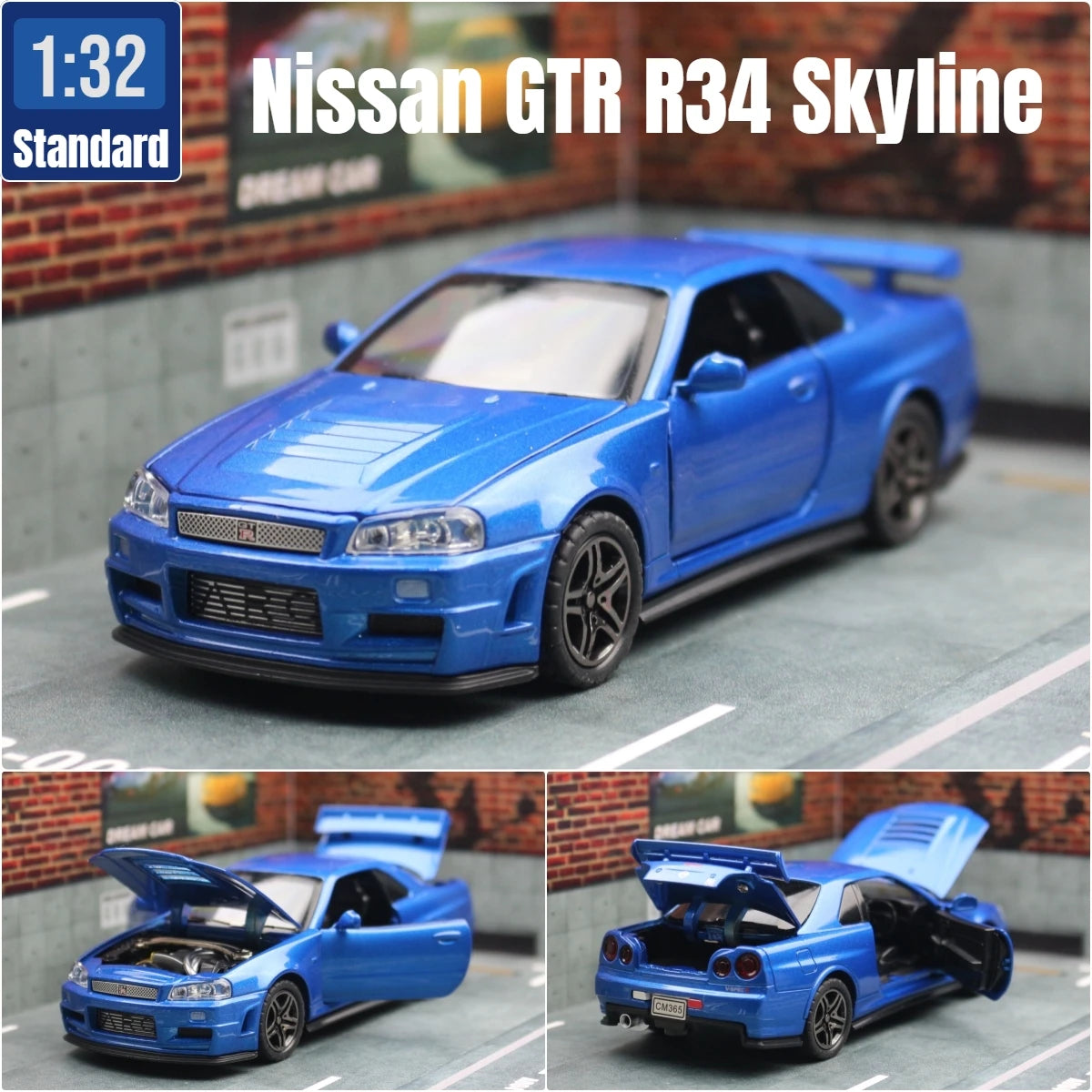 1/32 Nissan Skyline GTR R34 model
