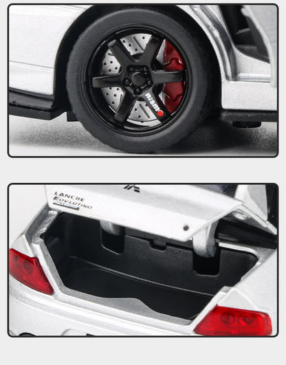 1:32 JDM Mitsubishi Lancer Evolution Alloy Model Car