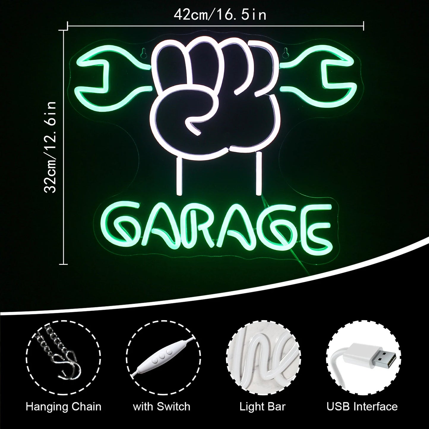 Automotive Neon Style Light Up Sign