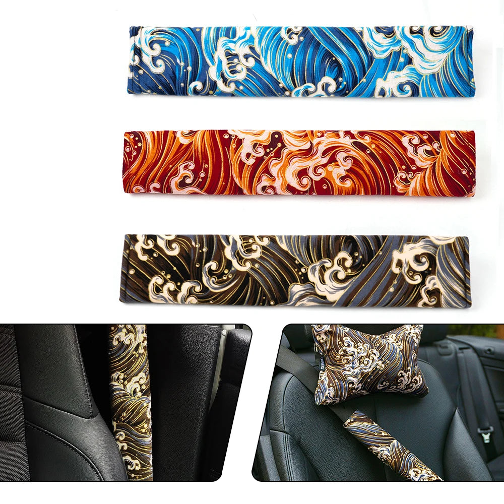 Universal 2PCS JDM Style Seat Belt Cover