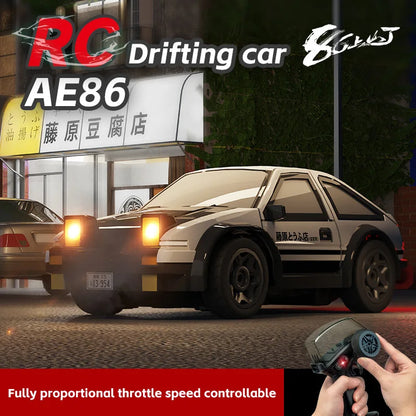 AE86 Mini Desktop Remote Control Drift Car 1:64 Scale