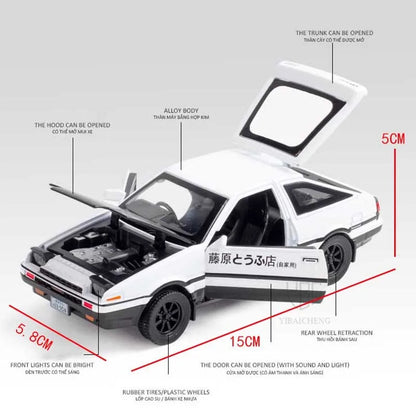 1/32 INITIAL D AE86 Alloy Car Model