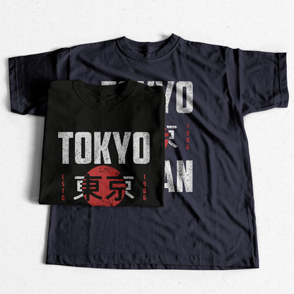 Tokyo Japan - vintage style t-shirt