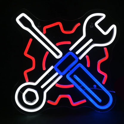 Automotive Neon Style Light Up Sign