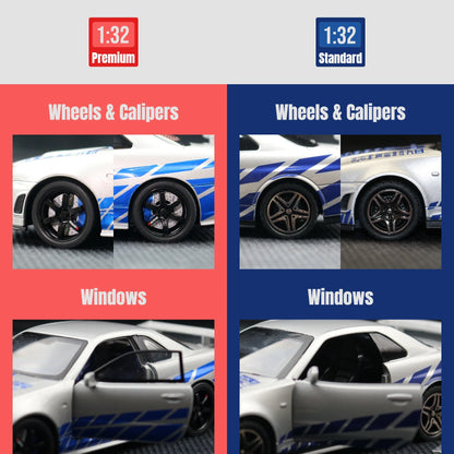 1/32 Nissan Skyline GTR R34 model