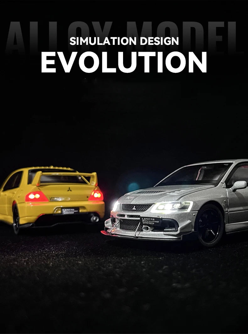 1:32 JDM Mitsubishi Lancer Evolution Alloy Model Car
