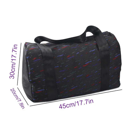 JDM Retro Confetti Style Canvas Duffle / Travel Bag
