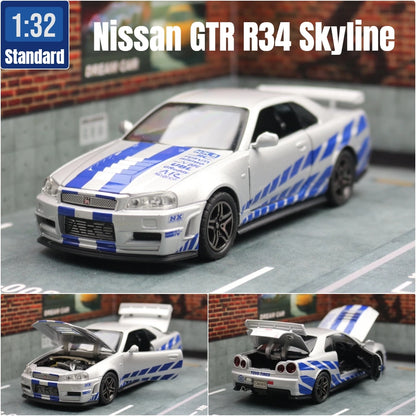 1/32 Nissan Skyline GTR R34 model