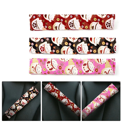 Universal 2PCS JDM Style Seat Belt Cover