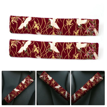 Universal 2PCS JDM Style Seat Belt Cover