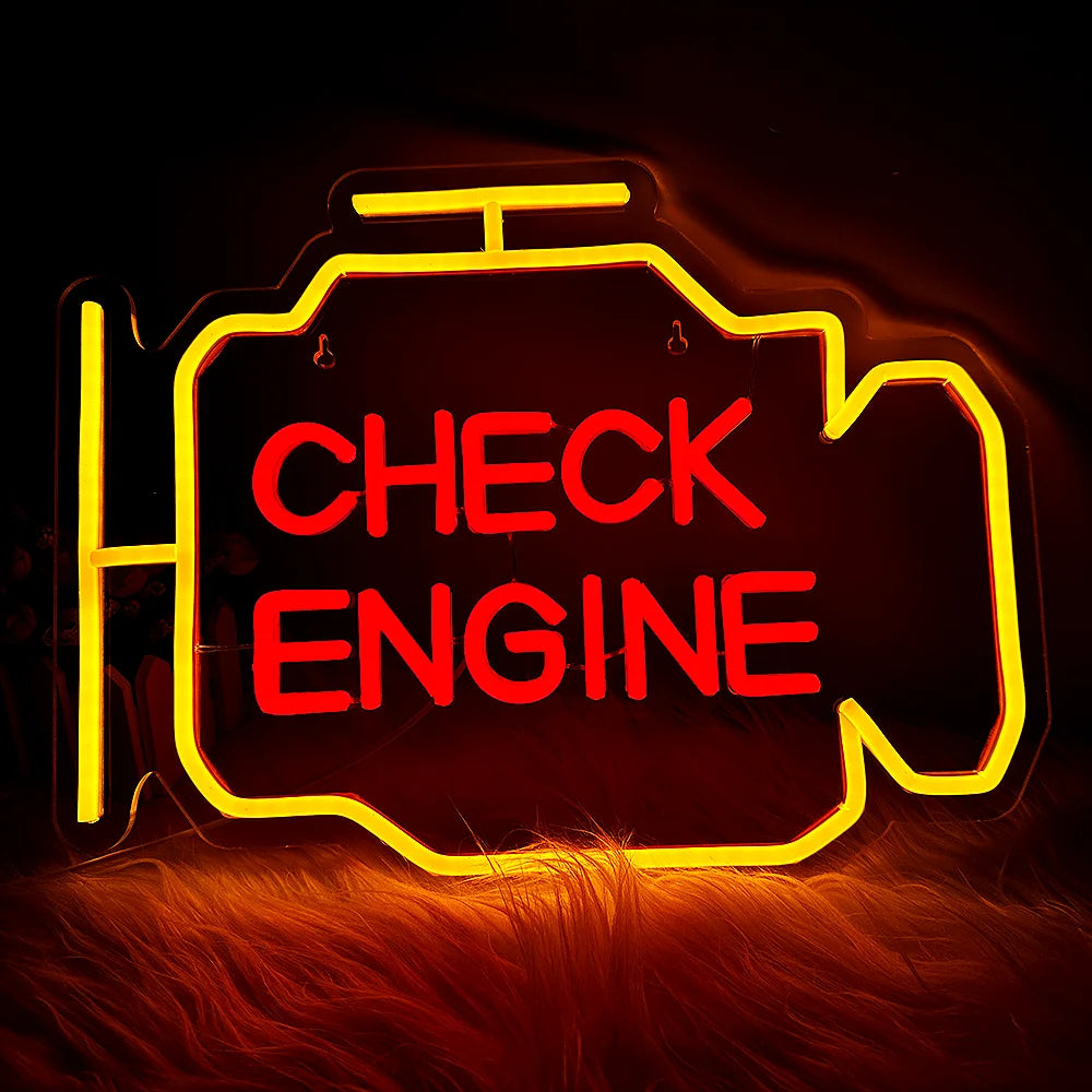 Automotive Neon Style Light Up Sign