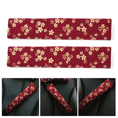 Universal 2PCS JDM Style Seat Belt Cover