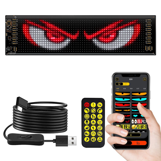 Programmable Flexible LED Display For Car