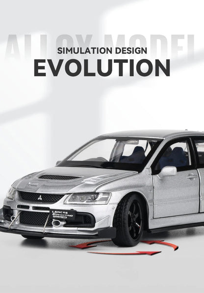1:32 JDM Mitsubishi Lancer Evolution Alloy Model Car