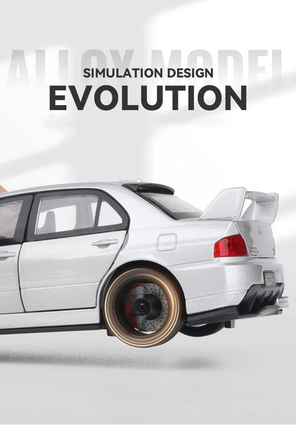 1:32 JDM Mitsubishi Lancer Evolution Alloy Model Car