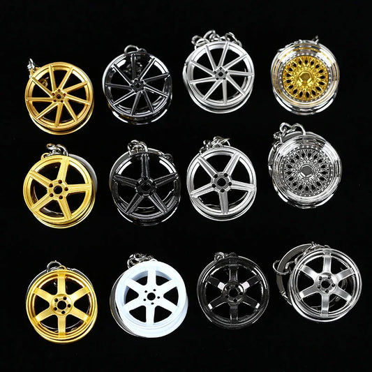 JDM Wheel Mini Keychain - 12 kinds!