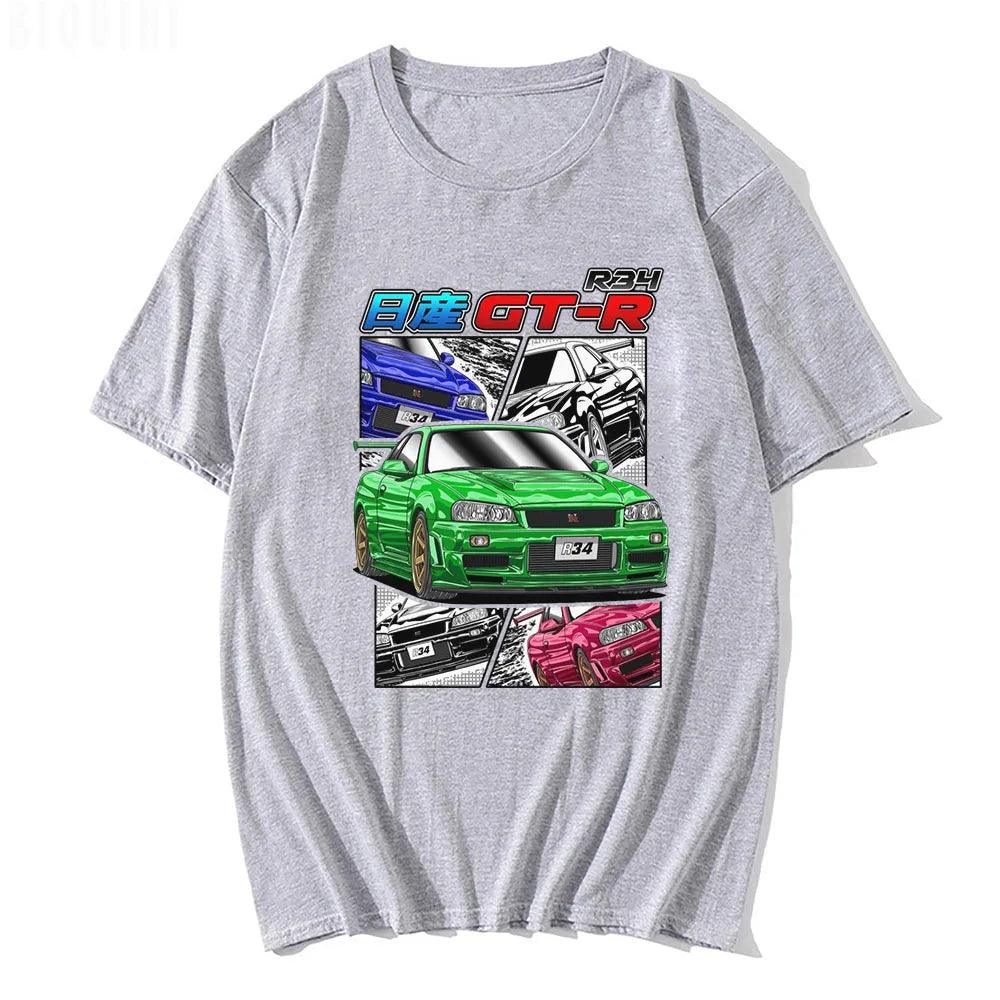 Nissan Skyline GT-R R34 T-shirt - JDM Global Warehouse