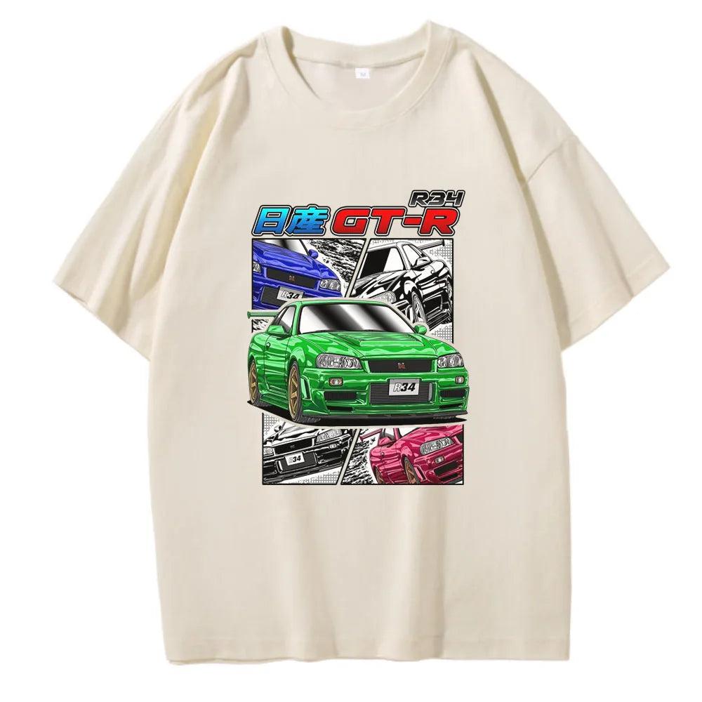 Nissan Skyline GT-R R34 T-shirt - JDM Global Warehouse