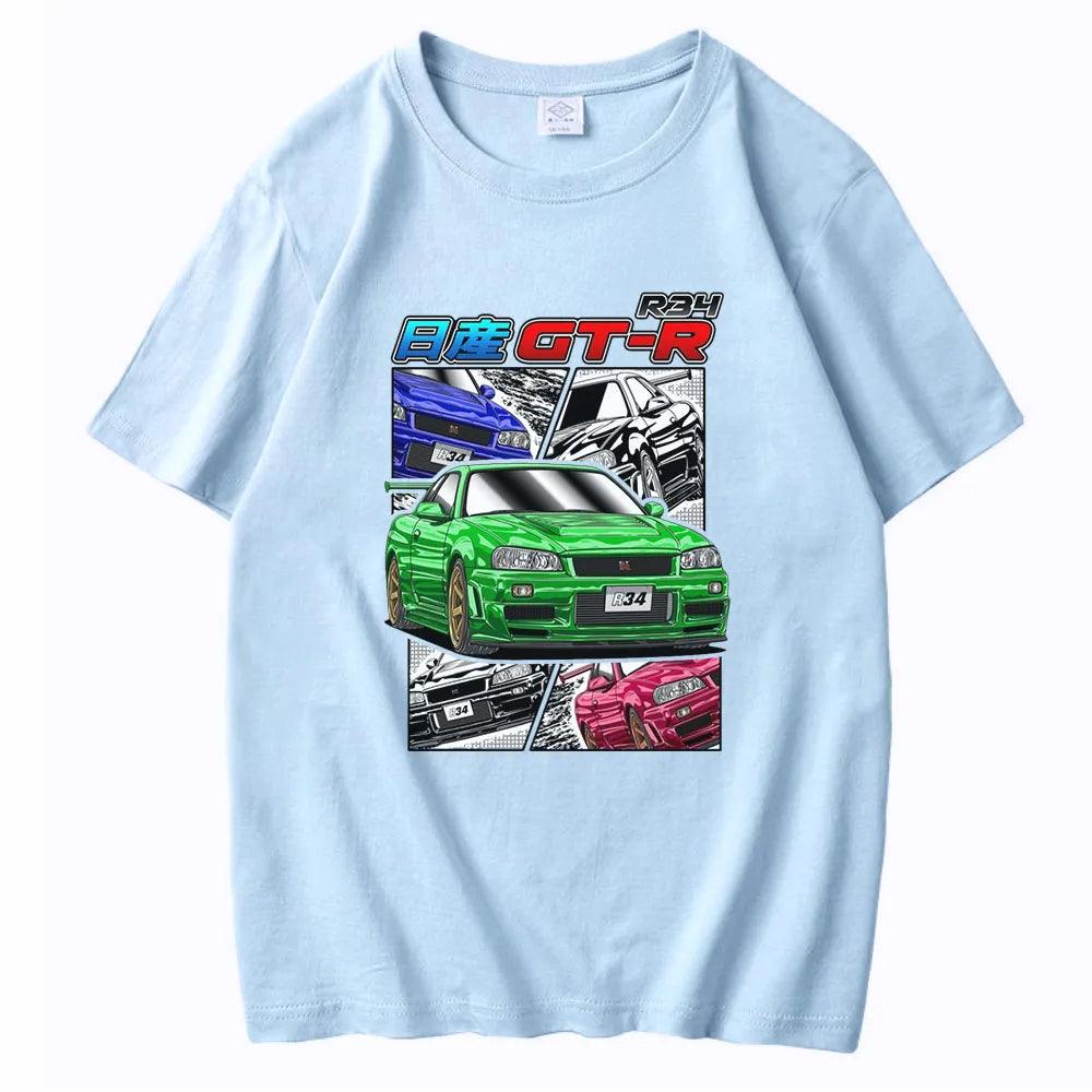 Nissan Skyline GT-R R34 T-shirt - JDM Global Warehouse