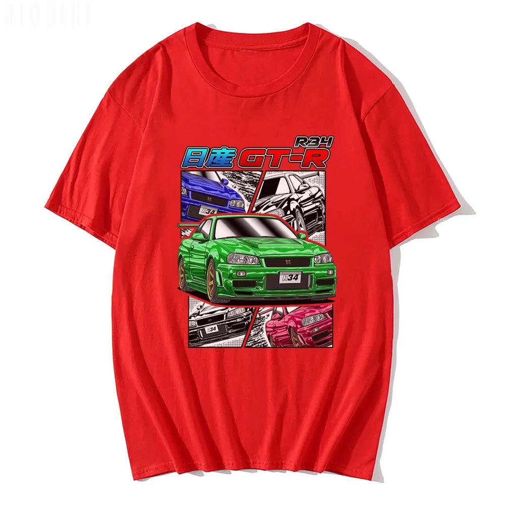 Nissan Skyline GT-R R34 T-shirt - JDM Global Warehouse