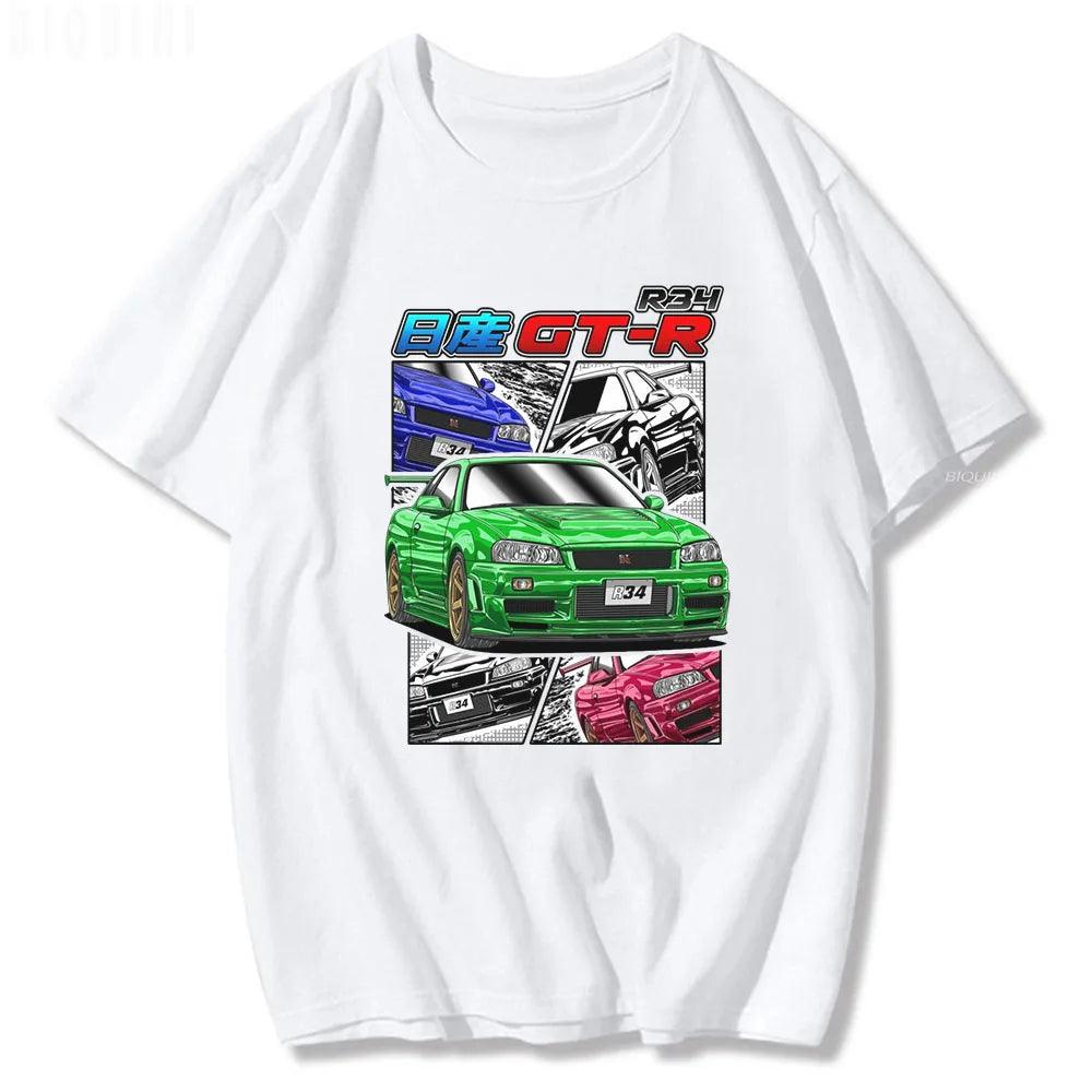 Nissan Skyline GT-R R34 T-shirt - JDM Global Warehouse