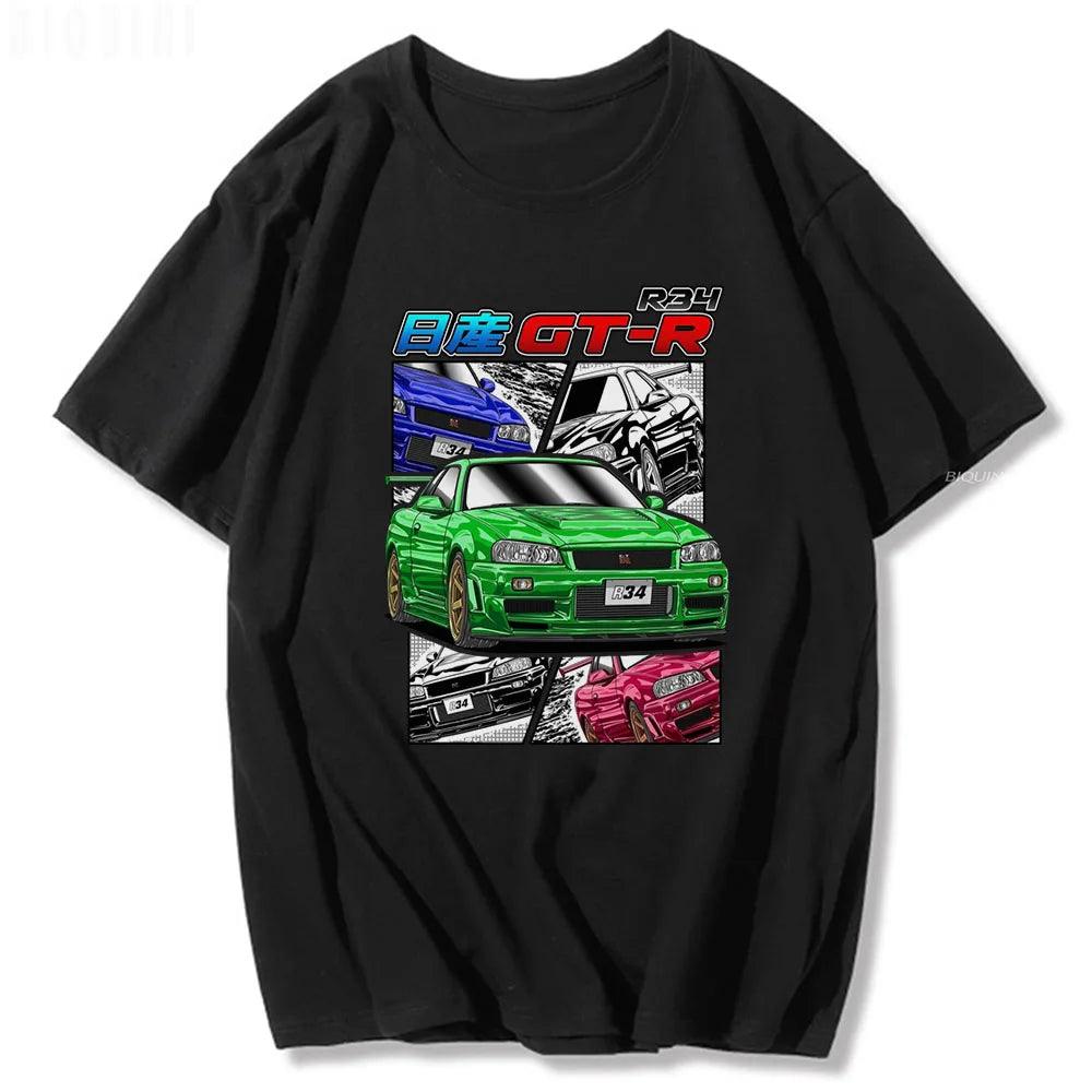 Nissan Skyline GT-R R34 T-shirt - JDM Global Warehouse