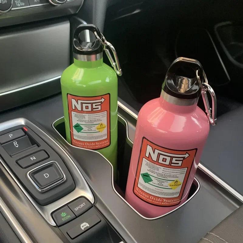 NOS style insulated drink bottle 500ml capacity - 6 colors! - JDM Global Warehouse