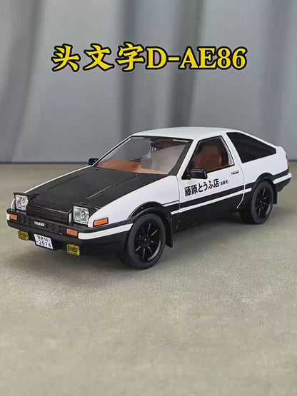 1:18 Initial D AE86 Alloy Car Model with Sound and Light
