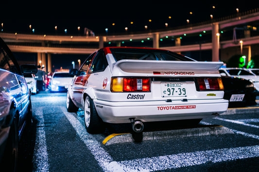 AE86 at Daikoku PA - by JP Media